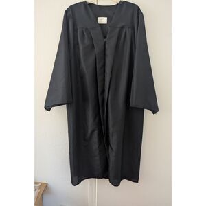Jostens Black Graduation Gown – Size 5'4" to 5'6" – Unisex High School College